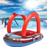 Flotteur pour bébé "Uv Careful" - Pop.ma - Maroc bouée piscine et plage avec protection soleil- Bestway Maroc