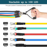 Bandes de Résistance Fitness (11PCS) - Pop.ma - Bande de sport et fitness