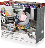 Fauteil, gonflable, maroc 2021, été 2021, piscine, jeux vidéo, playstation, détente, jardin, accessoires maroc, bouée, flottant