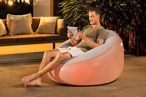 Fauteil, gonflable, maroc 2021, été 2021, piscine, jeux vidéo, playstation, détente, jardin, accessoires maroc, bouée, flottant