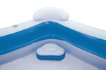 Grande Piscine gonflable octogonale avec sièges et appuie-tête