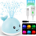 Baleine Lumineuse avec Jet d'eau