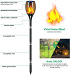 Torche solaire de jardin