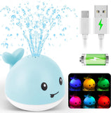 Baleine Lumineuse avec Jet d'eau