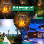 Torche solaire de jardin