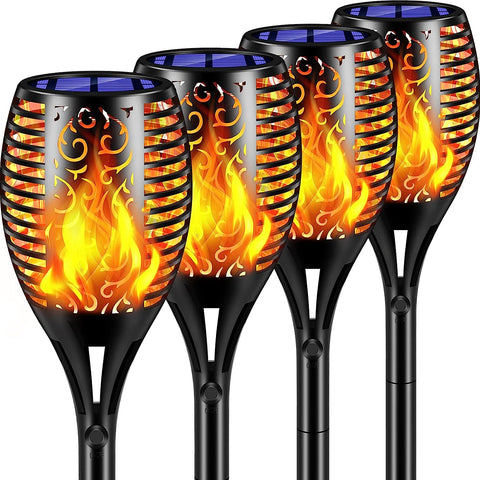 Torche solaire de jardin