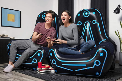 Fauteil, gonflable, maroc 2021, été 2021, piscine, jeux vidéo, playstation