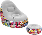 Fauteil, gonflable, maroc 2021, été 2021, piscine, jeux vidéo, playstation, détente, jardin, accessoires maroc, bouée, flottant