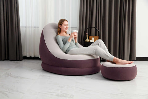 Fauteuil gonflable, salon marocain, été 2021, summer 2021, été maroc, accessoires piscine, bouée maroc 